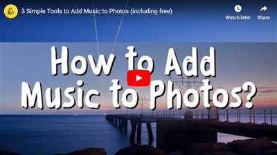 How add music to pictures
