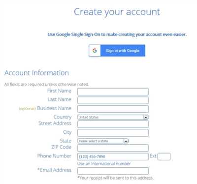 How create a blog account