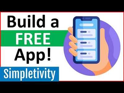 How create app free