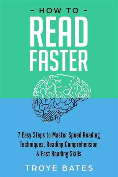 FASTER READING THROUGH IMPROVED COMPREHENSION