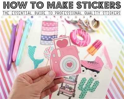 How to Make Stickers with Packing Tape