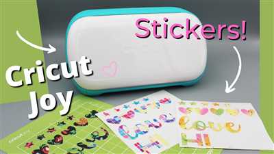 How make stickers with cricut