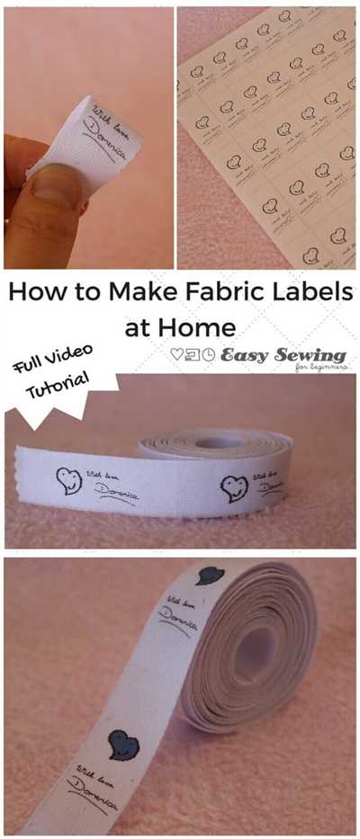 How make your own labels