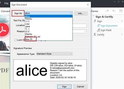 Step 3: Add the Created Signature to a PDF Document