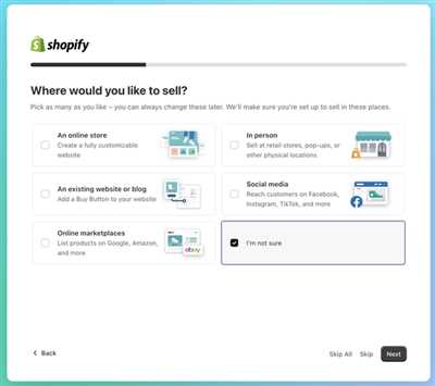 How to create a shopify