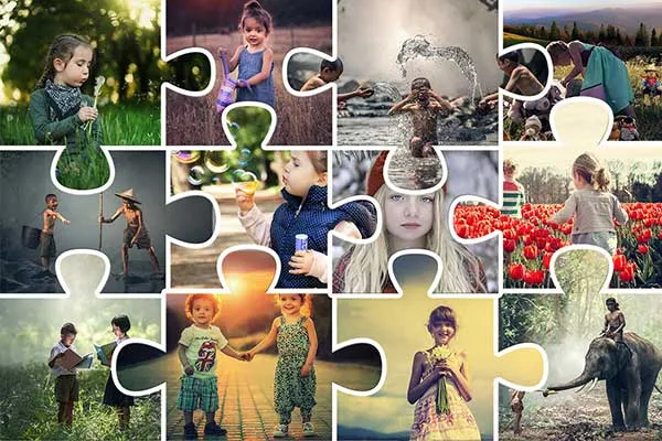 How to create collage photoshop