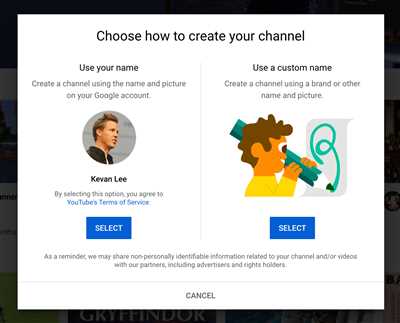 How to create google channel