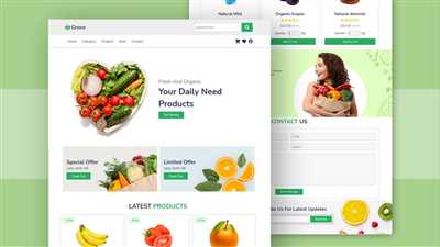 How to create grocery website