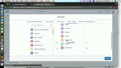 How to create salesforce app