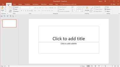 How to create slideshow presentation