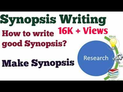 How to create synopsis