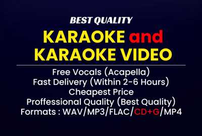 How to create videoke song