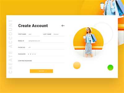 How to create website account