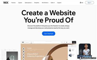 How to create wix website