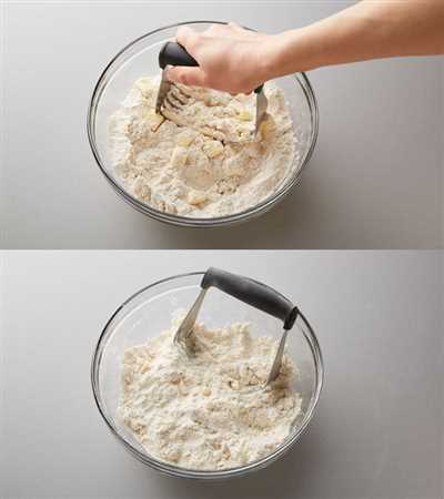 Using a Pastry Blender
