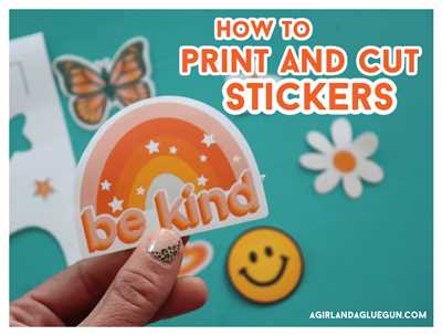 How to cut sticker