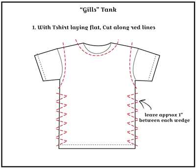 How to make a workout tank top from t-shirt