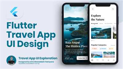 How to design flutter app