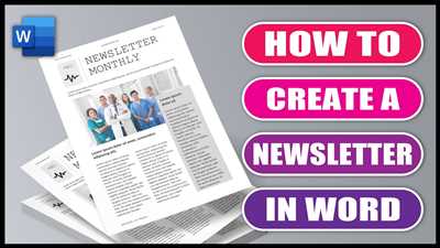 How to develop a newsletter