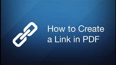 How to hyperlink on pdf