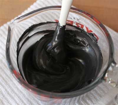How to make black icing