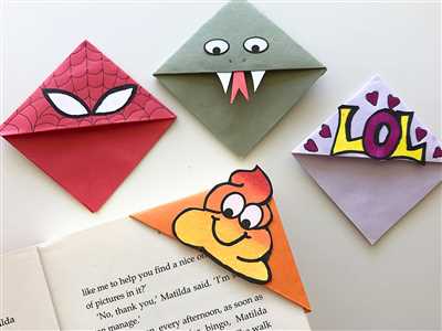 How to make bookmarks