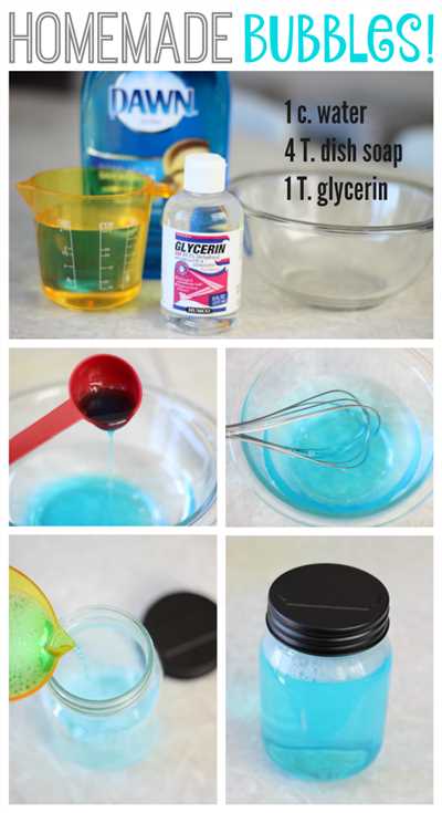 How to make bubble solution