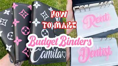 How to make budget binder