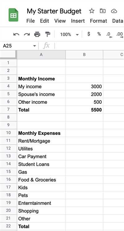 5 Free Budgeting Templates Excel Spreadsheets