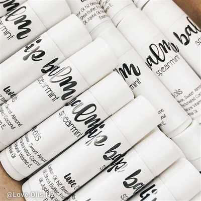 How to make chapstick labels