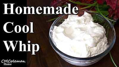 How to make cool whip
