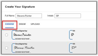 How to make docusign signature