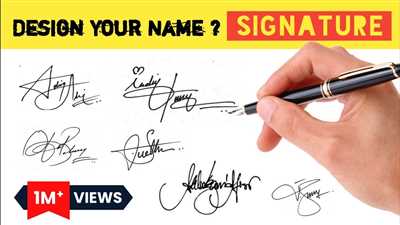 How to make easy signature