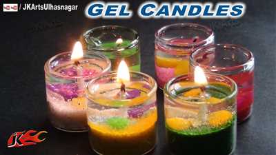 How to make gel candles