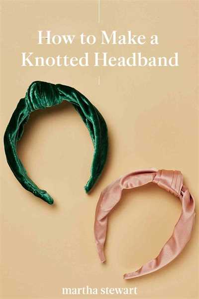 How to make headbands