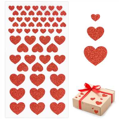 Make your own Personalised Heart Stickers