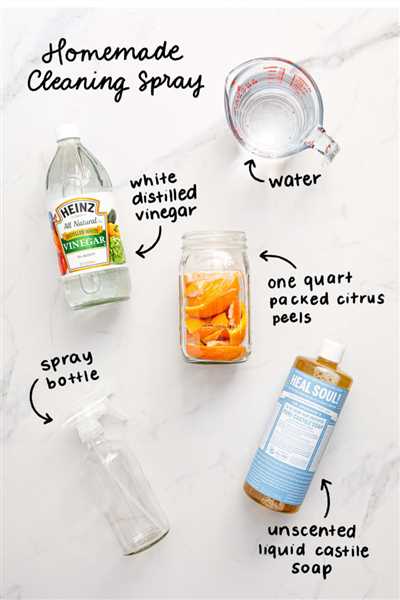 Homemade cleaning products: 5 fantastic recipes