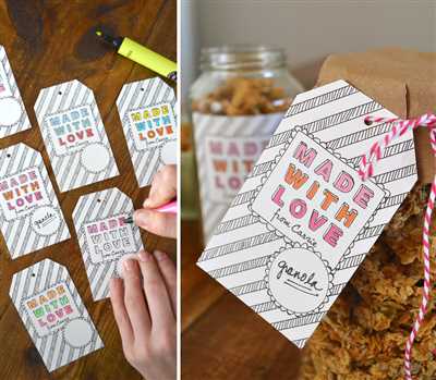 How to make homemade labels