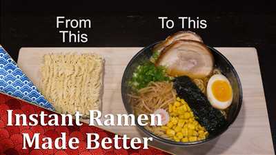 How to make instant noodle