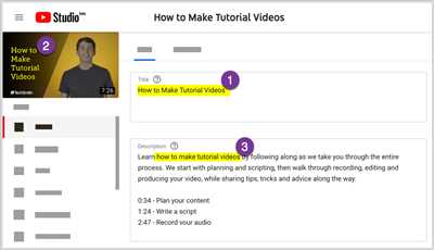 How to make it youtube