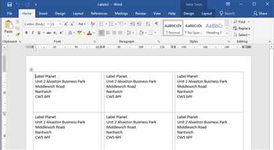 How To Make Labels In Microsoft Word