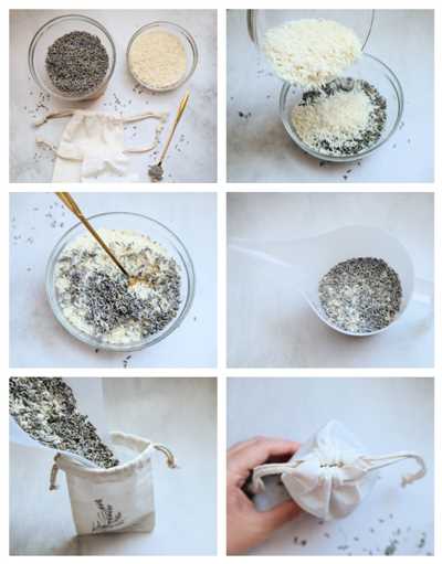 How to make lavender sachets