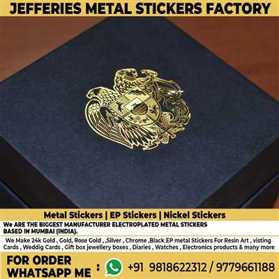 How to make metal stickers