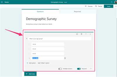 Create a form with Microsoft Forms