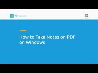 How to make notes pdf