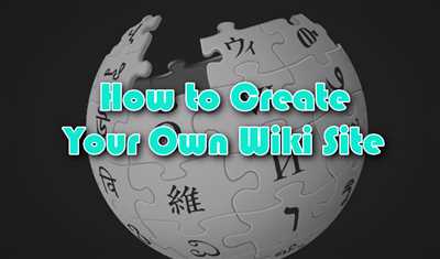 How to make own wiki