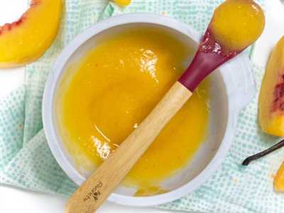How to make peach puree