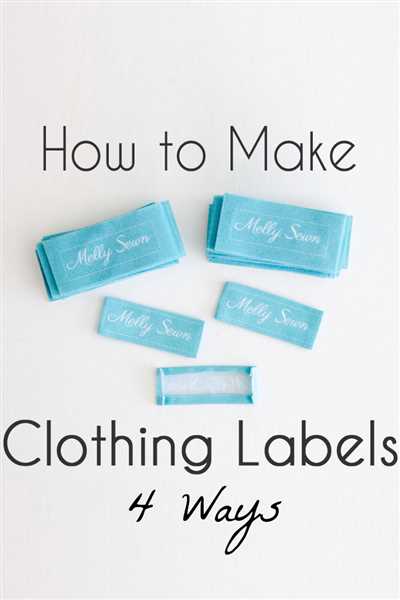 How to make personalised labels