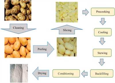 How to make potato flour