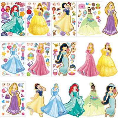 How to make princess sticker